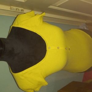 Ambiance Bodysuit Size Small Color Yellow